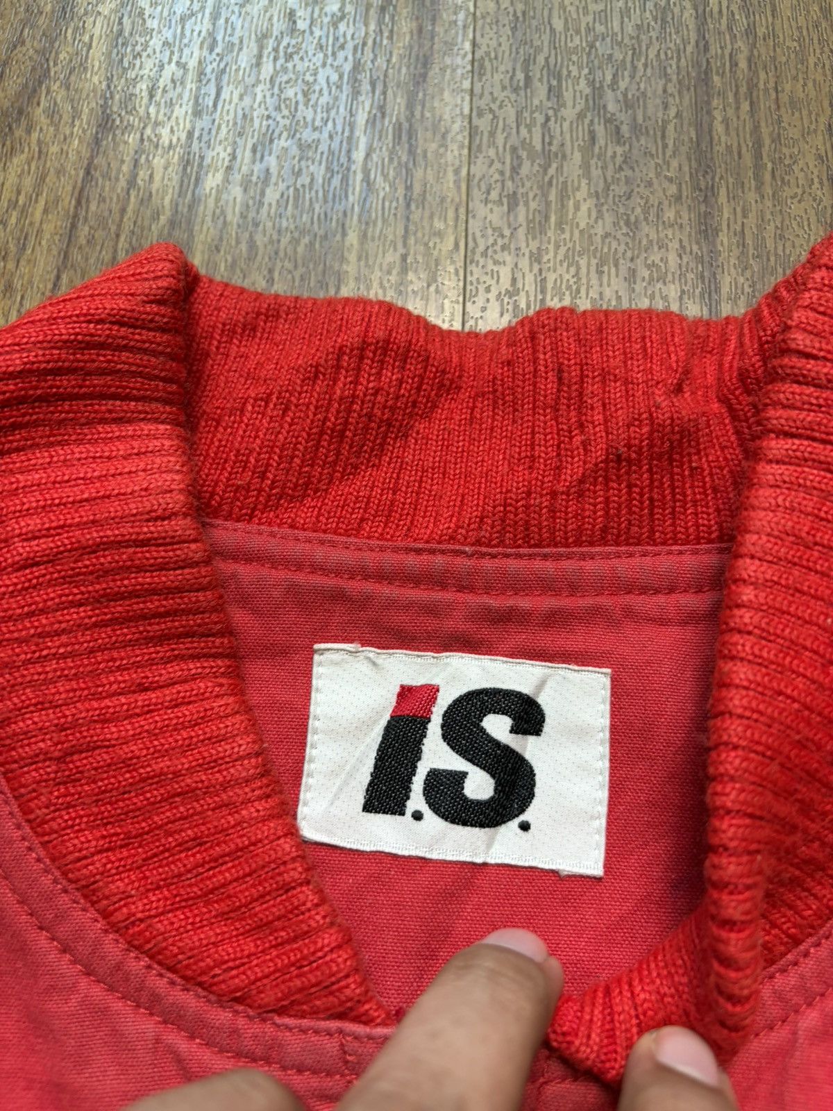 Issey Miyake FREE TAX! 80’s Issey Miyake Sport Red Bomber Jacket Size US M / EU 48-50 / 2 - 8 Thumbnail
