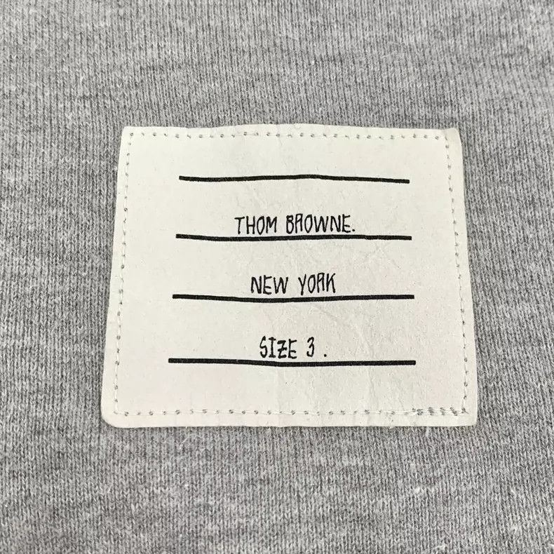 Thom Browne Thom Browne Round collar long sleeve hoodie Size US L / EU 52-54 / 3 - 5 Thumbnail