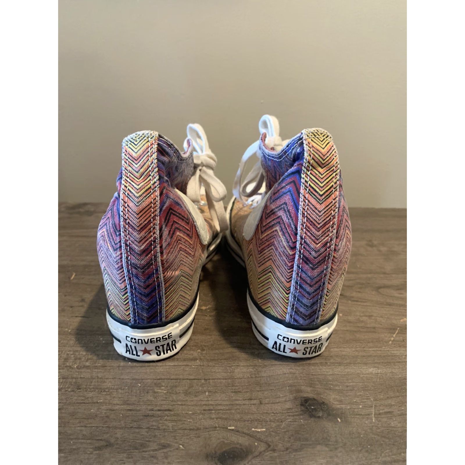Converse Converse x Missoni Chuck Taylor All Star Lux Mid Hidden Wedge Multicolor Women's 9 Sneaker Size US 9 / IT 39 - 3 Thumbnail