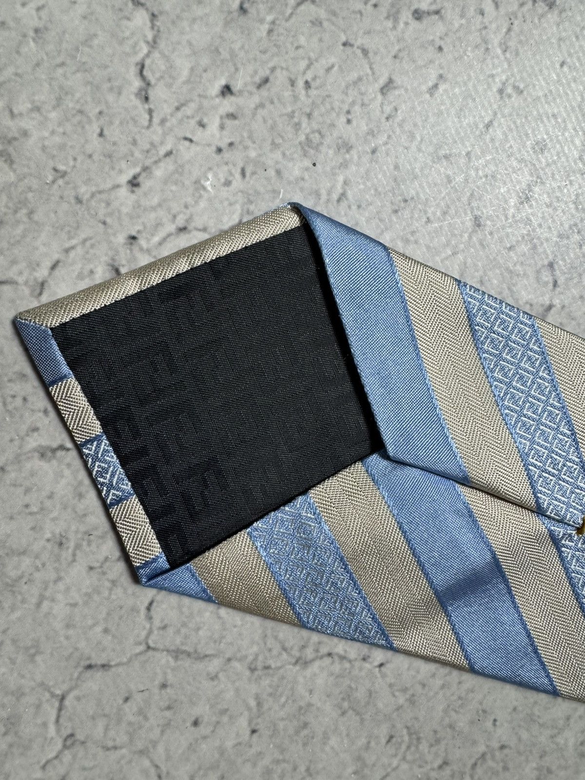 Fendi Fendi Luxury Silk Tie Size ONE SIZE - 3 Thumbnail