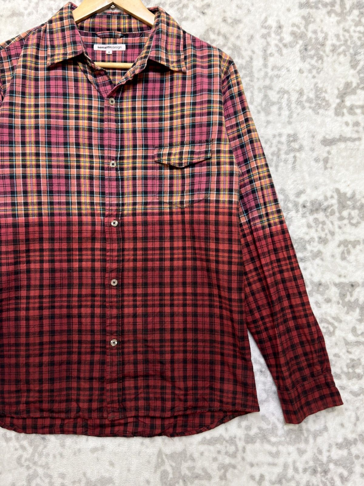 Flannel Vintage Semantic Design Reconstructed Flannel Rock Punk Size US S / EU 44-46 / 1 - 4 Thumbnail