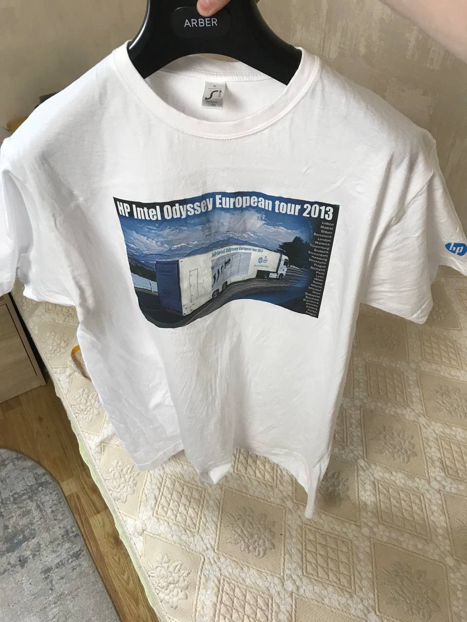 Microsoft 🔥 Vintage HP Intel Odyssey 2013 Tour T Shirt Microsoft Apple Size US XL / EU 56 / 4 - 6 Thumbnail