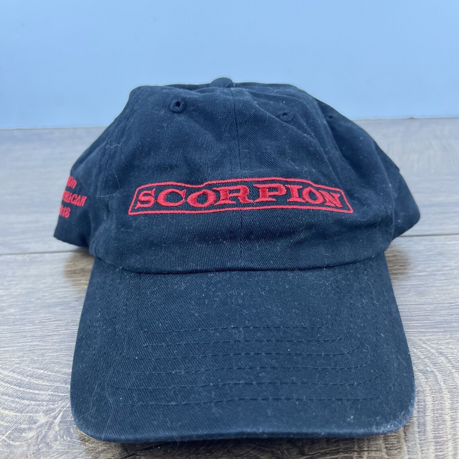 Other Scorpion Hat Black North American Tour Cap Hat Adjustable Ha Size ONE SIZE - 1 Thumbnail