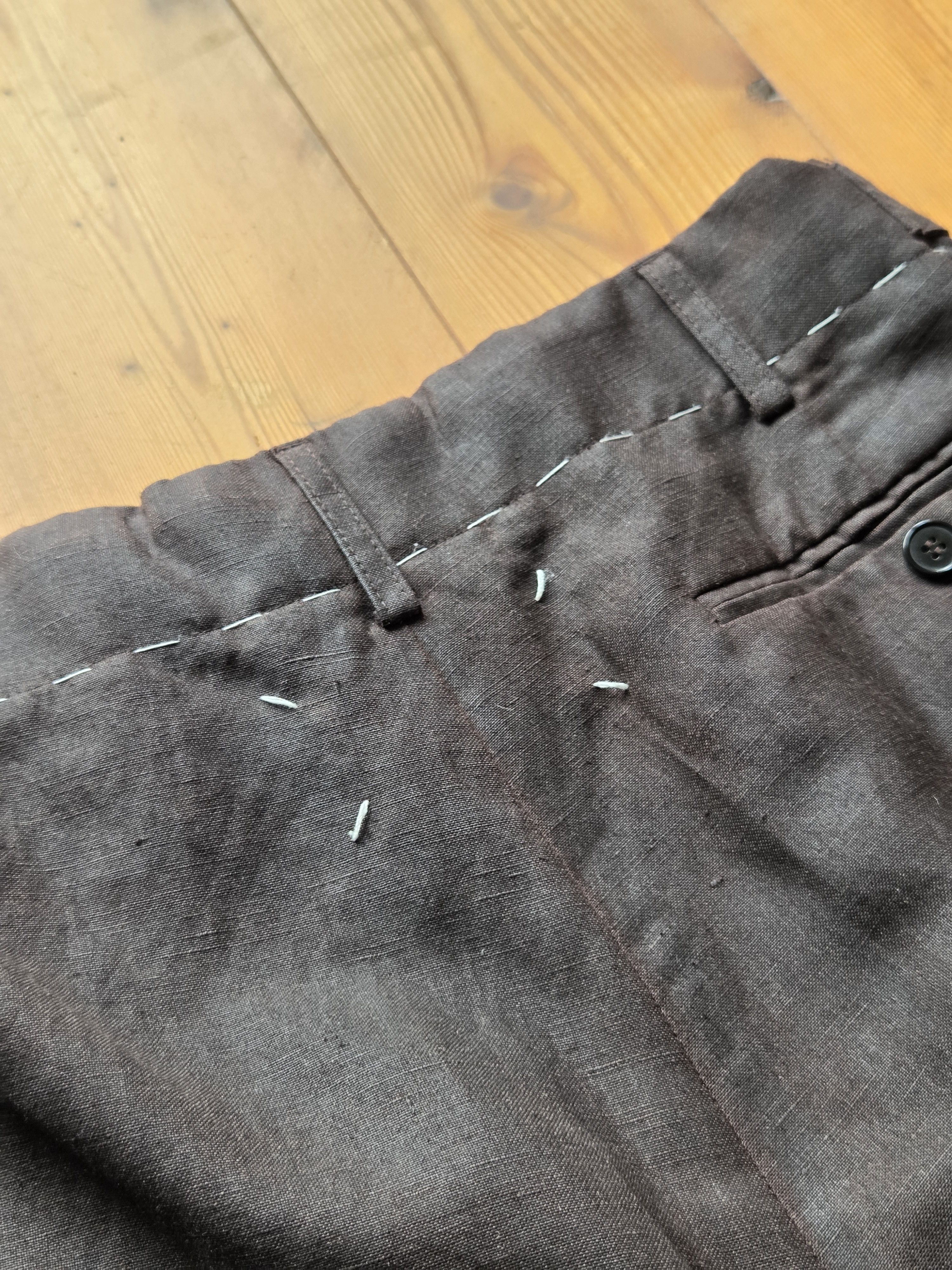 Maison Margiela Wool Linen Pants Size US 30 / EU 46 - 3 Thumbnail