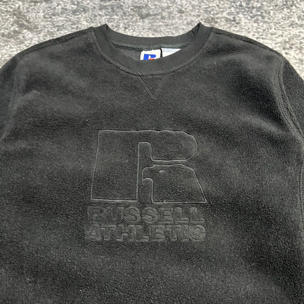 Russell Athletic Vintage Russell Athletic Black Fleece Sweater 90s Logo Size US S / EU 44-46 / 1 - 4 Thumbnail