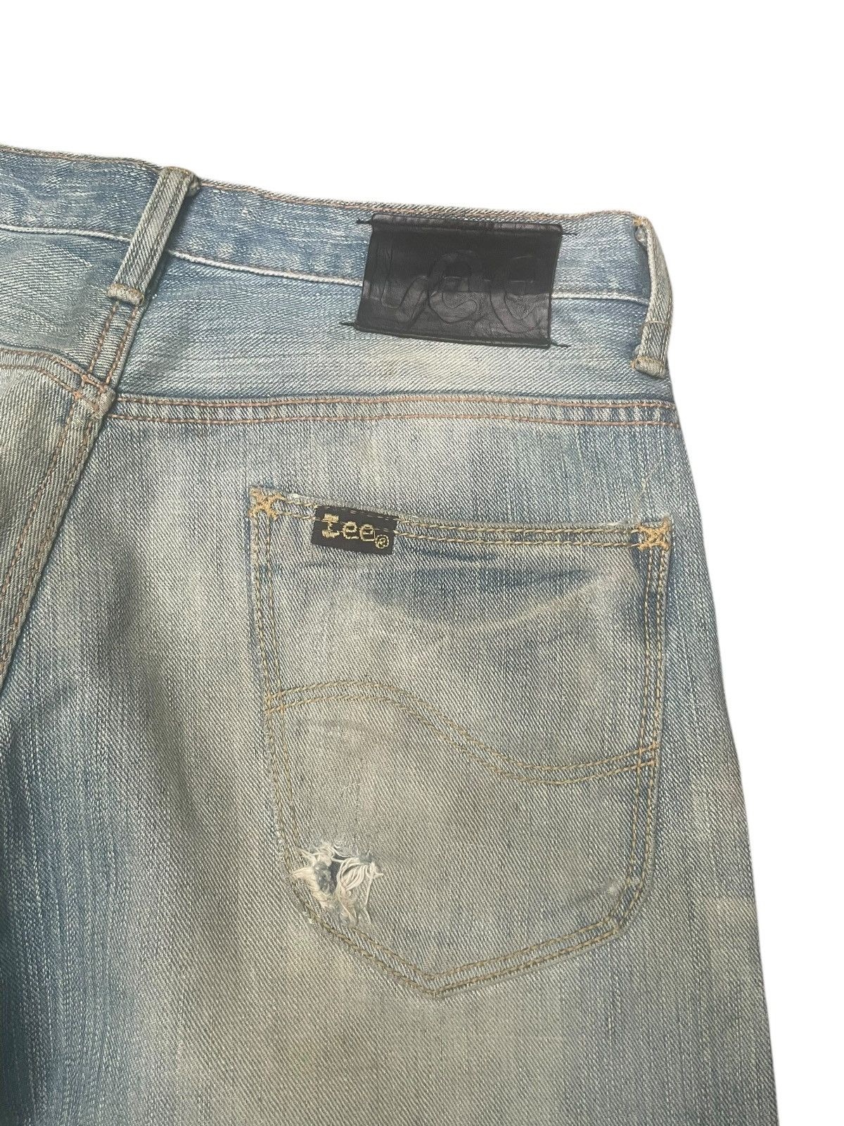 Lee × Vintage Vintage Lee Riders Faded Distresed Denim Size US 32 / EU 48 - 12 Thumbnail