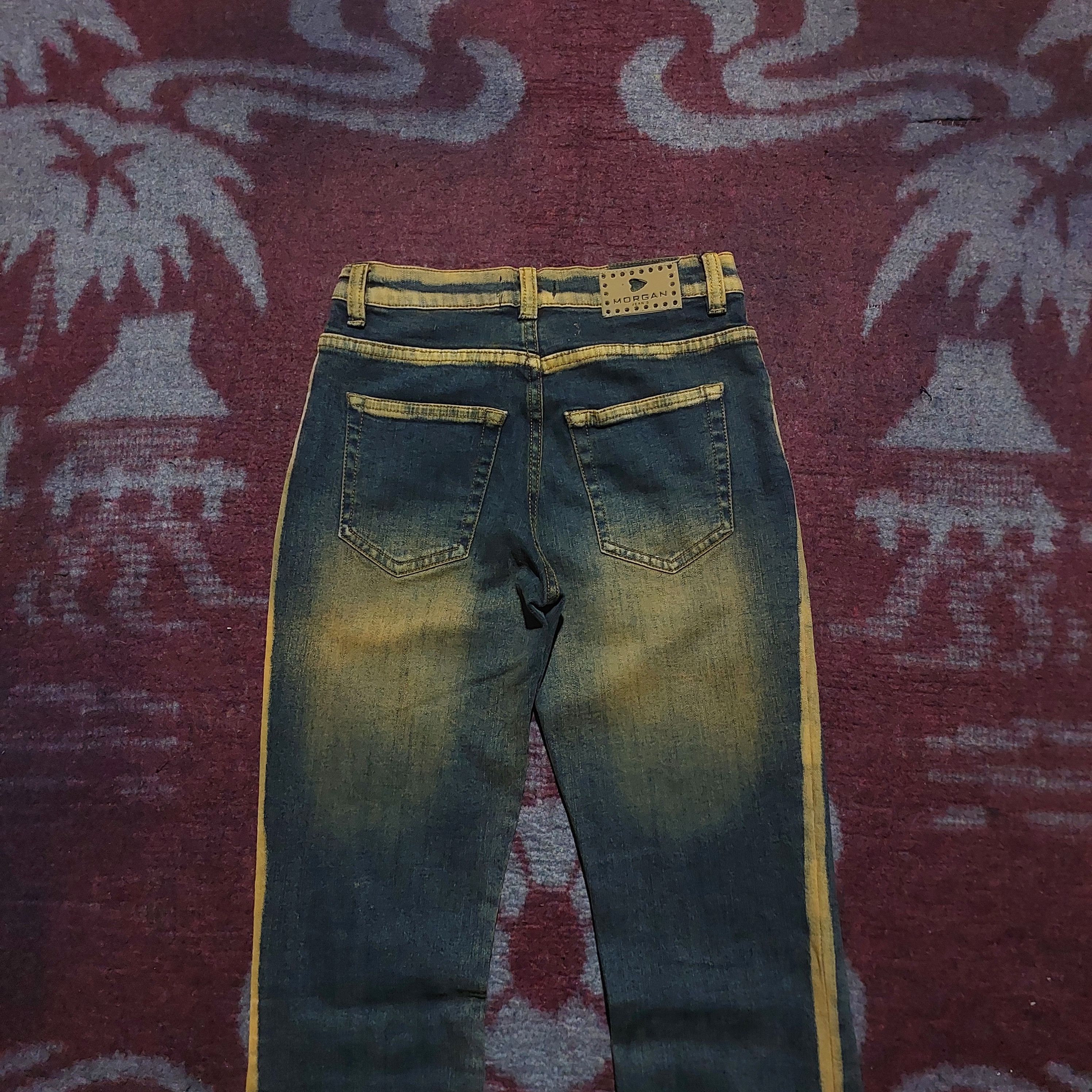 Morgan De Toi Morgan De Toi stripe side mud wash flared jeans Size 24" / US 00 / IT 34 - 4 Thumbnail