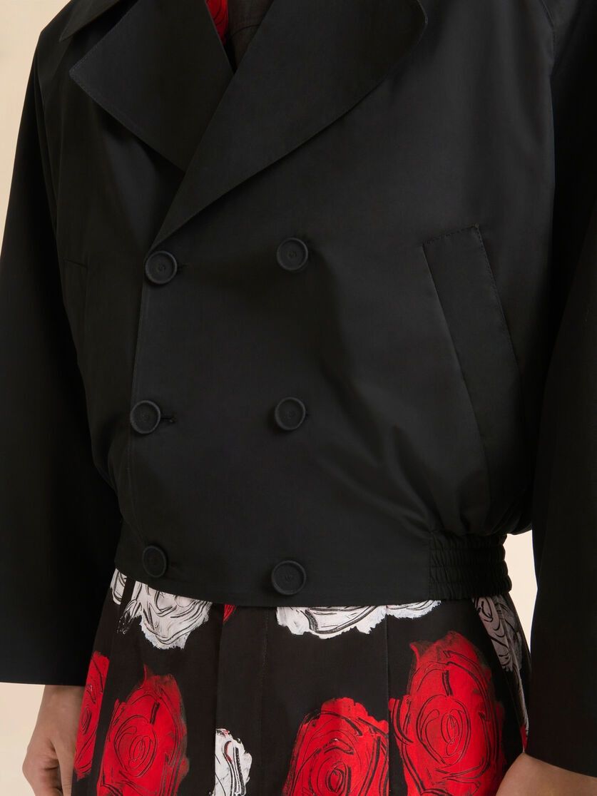 Marni o1f1d3z0326 Poplin Double Breasted Jacket in Black Size US L / EU 52-54 / 3 - 5 Thumbnail