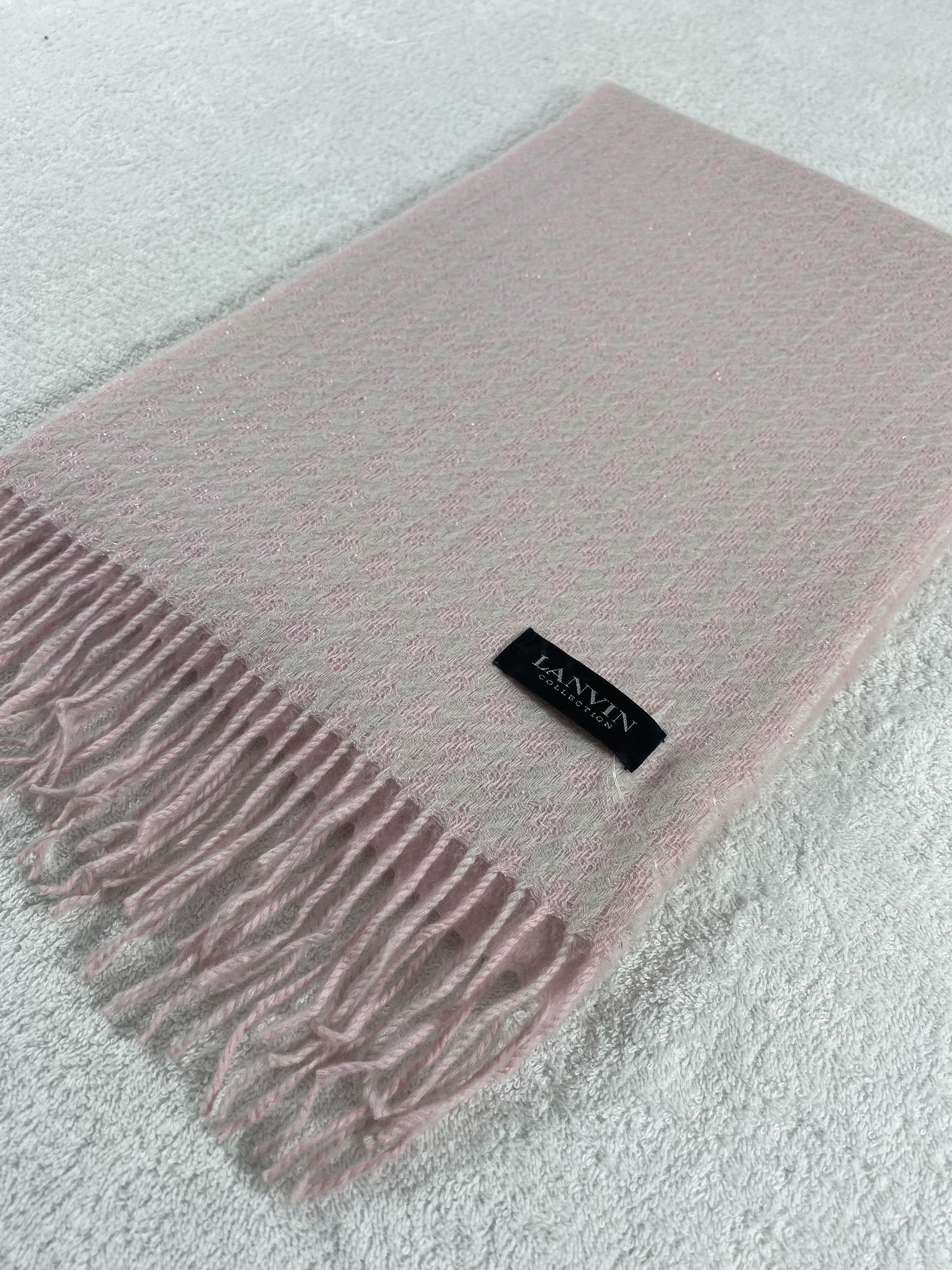 Lanvin Vintage Lanvin Scarf/Muffler/Neckwear MF741 Size ONE SIZE - 3 Thumbnail