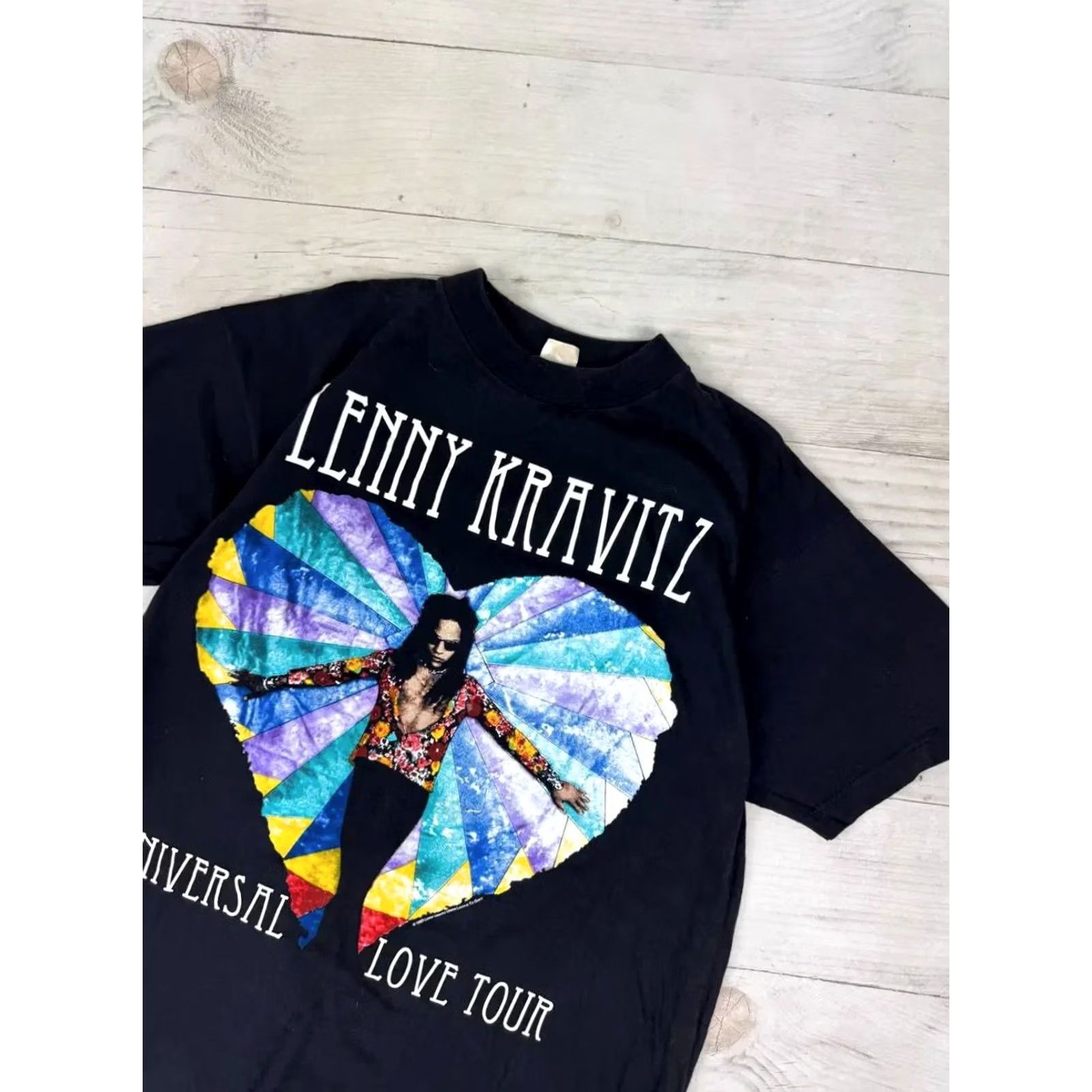 Vintage VINTAGE Nike Shirt Mens 1993 Universal Love Tour T Shirt Black L Size XS Size US L / EU 52-54 / 3 - 2 Thumbnail