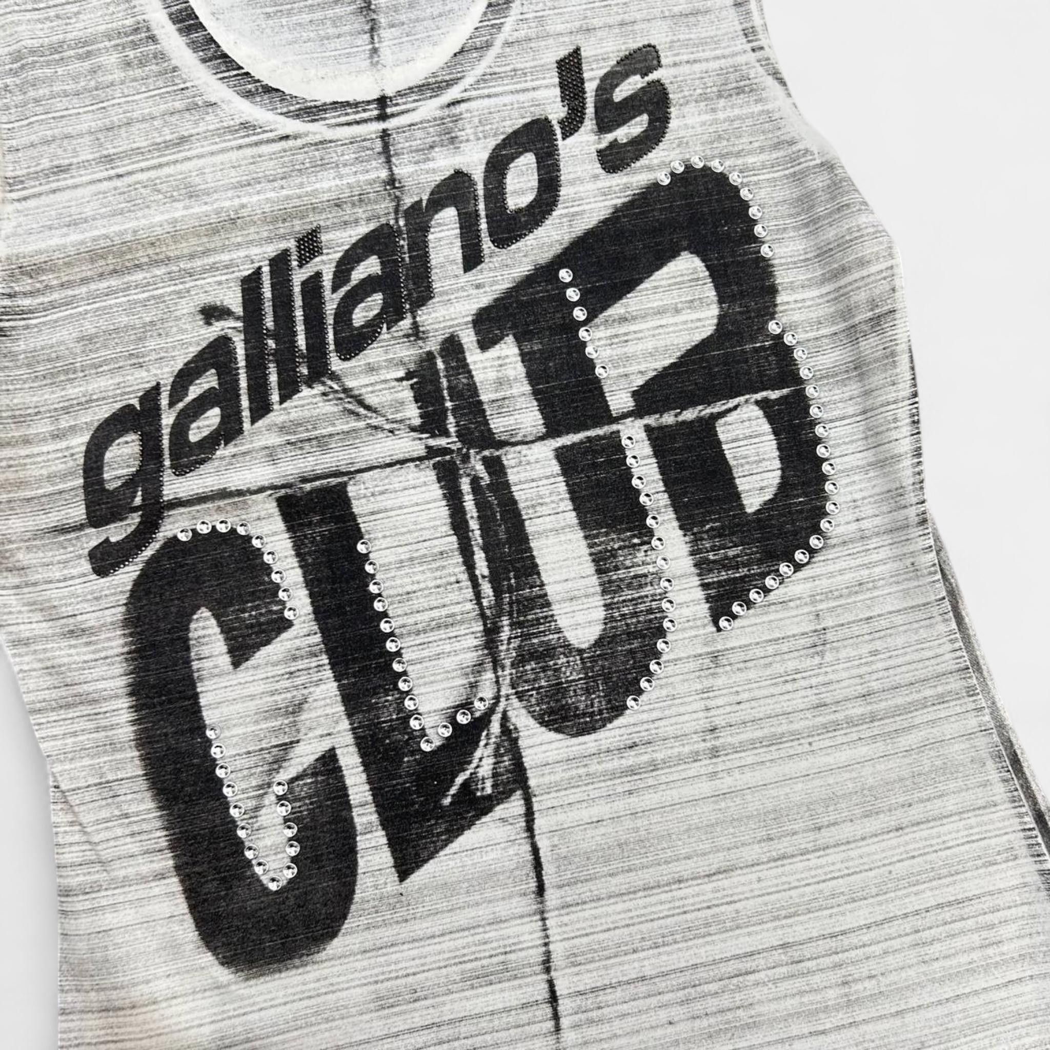 John Galliano Galliano "Galliano's Club" Self-Portrait Graphic Tee Size US M / EU 48-50 / 2 - 6 Thumbnail