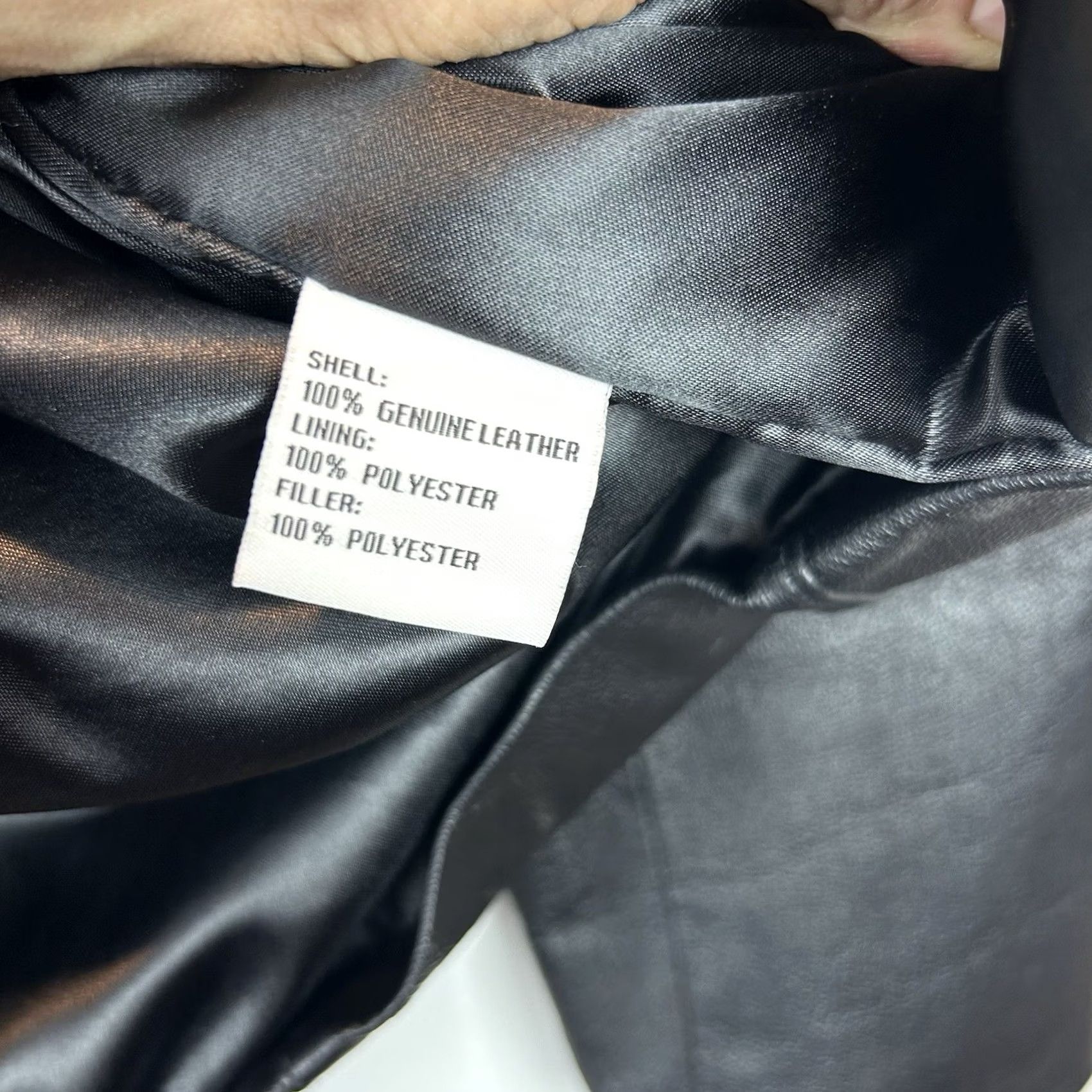 Vintage Leather Jacket Womens Medium Black 3 Button Coat Old Money Quiet Luxury Size M / US 6-8 / IT 42-44 - 6 Thumbnail