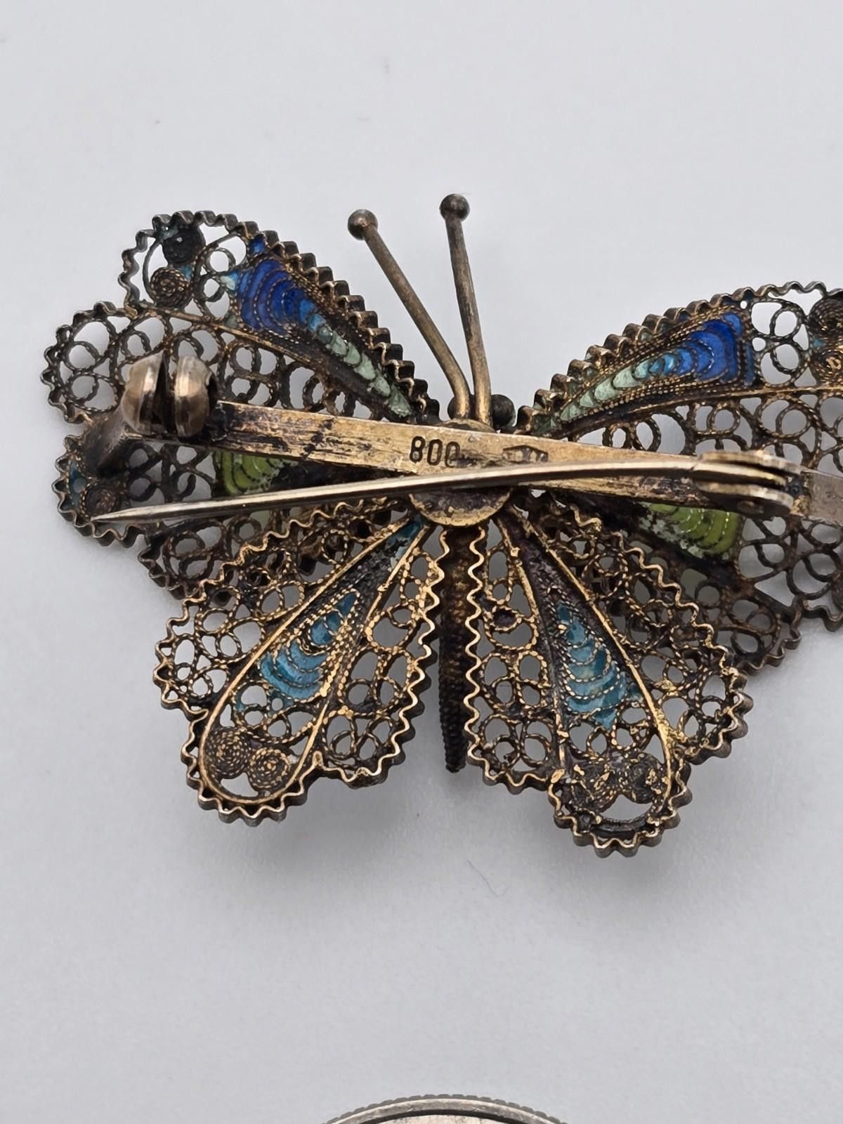Other Lot of 3 Vintage Silver Filigree Brooches Size ONE SIZE - 4 Thumbnail