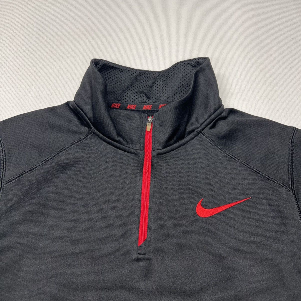 Nike Nike Therma Fit Quarter Zip Black Pullover 1/4 Fleece Red Size US S / EU 44-46 / 1 - 3 Thumbnail