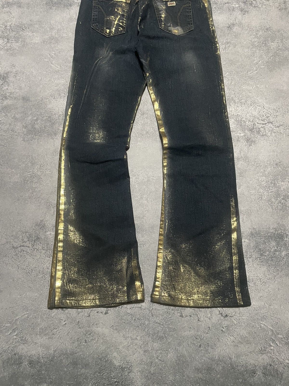 Hysteric Glamour × Le Grande Bleu (L.G.B.) × Vintage RARE vintage If Six Was Nine style flared Miss Sixty jeans Size US 30 / EU 46 - 3 Thumbnail