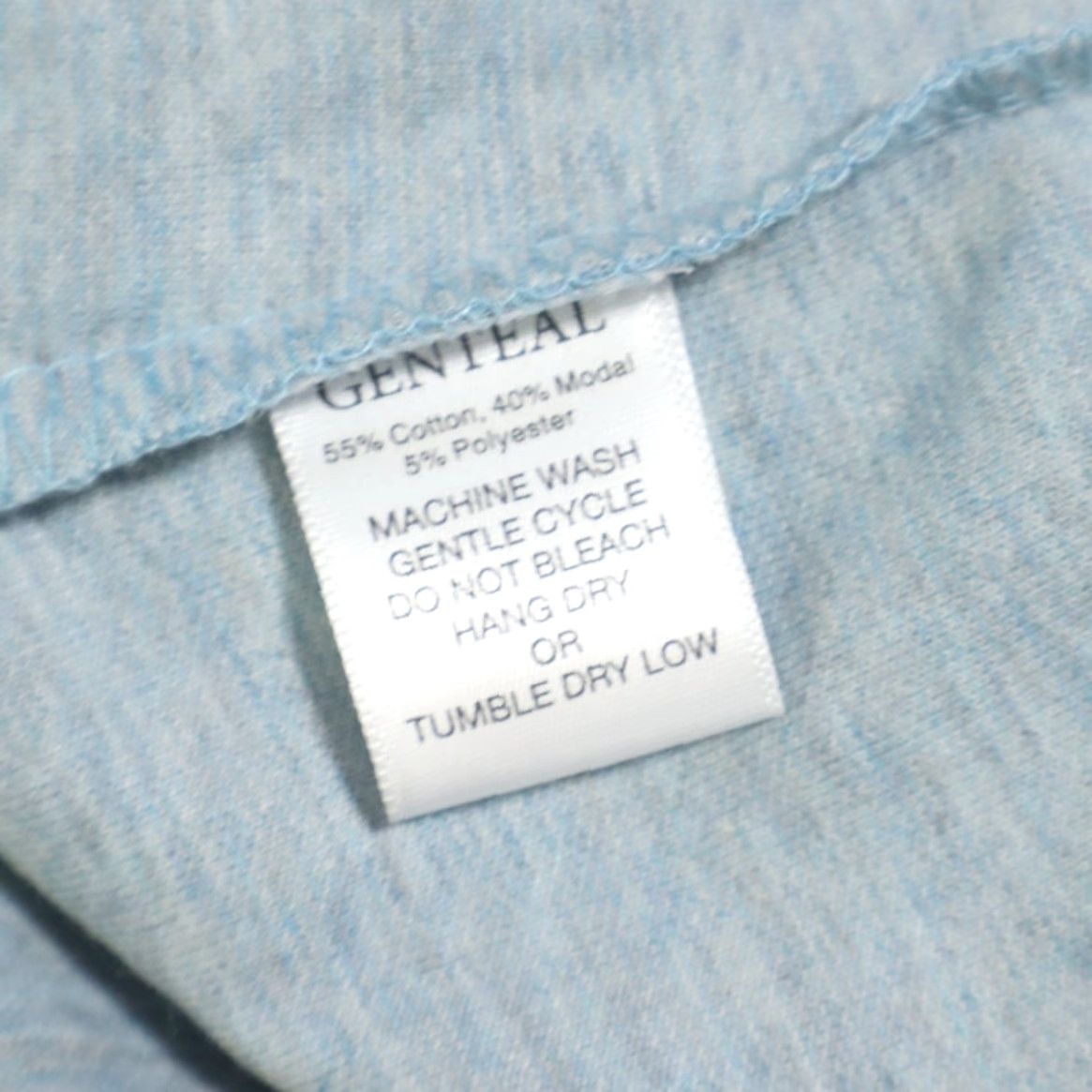 Vintage Genteal Cotton Modal Pullover Sweater Turqoise Men's M Shirt Size US M / EU 48-50 / 2 - 7 Thumbnail