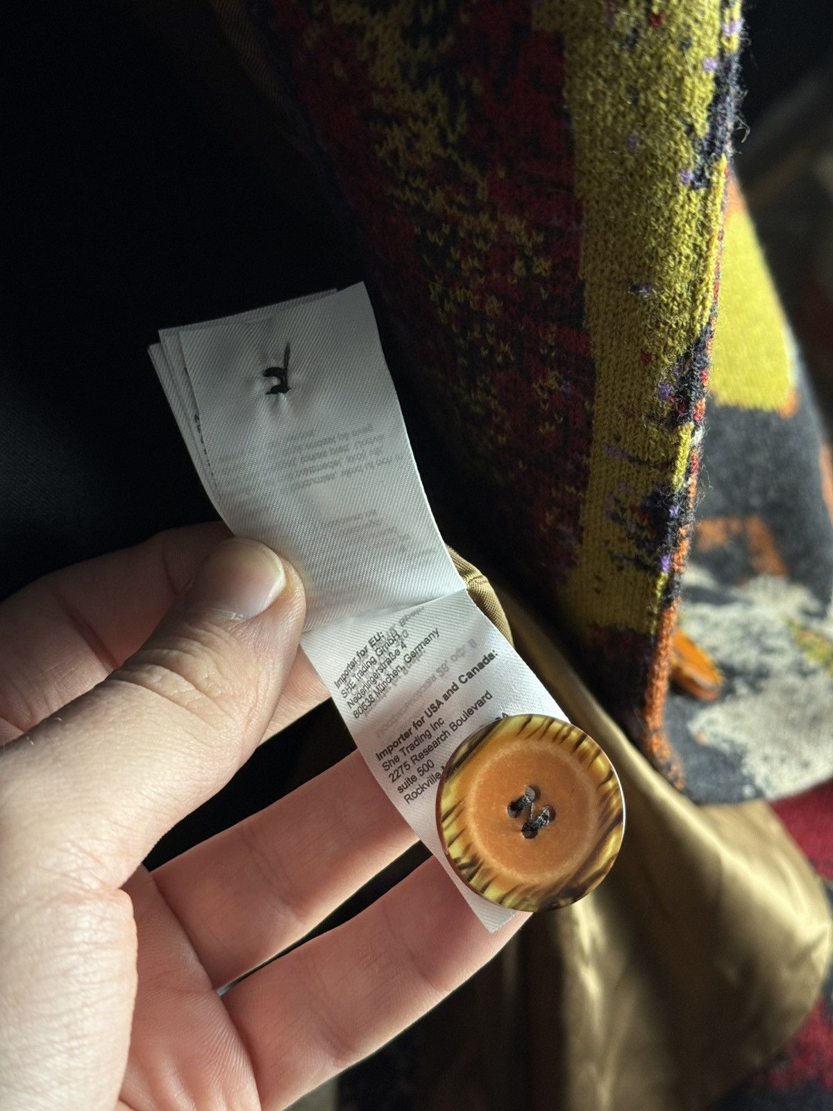 Other IVKO Women’s 100% Wool Abstract Pattern Coat Size 38 / M Size M / US 6-8 / IT 42-44 - 17 Thumbnail