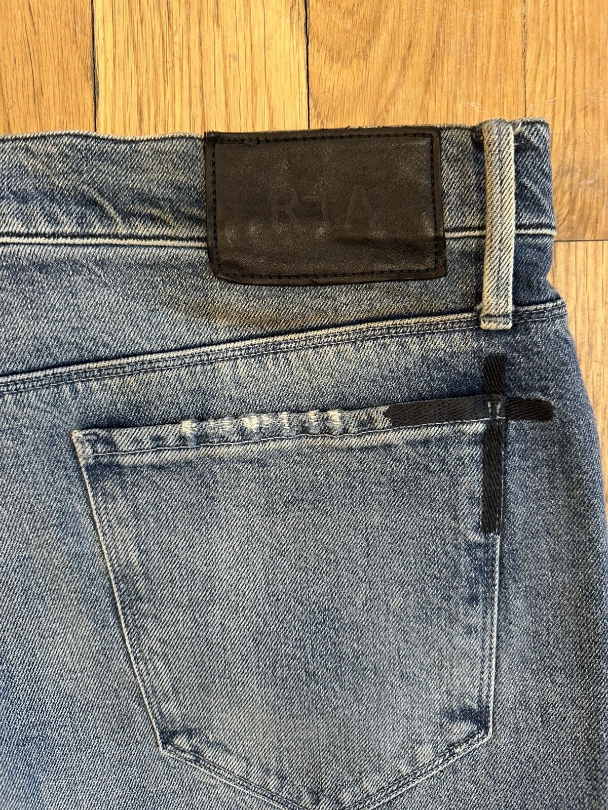 Rta Rta Pocket Siners Blue Denim Jeans Size 40 Size US 40 / EU 56 - 4 Thumbnail