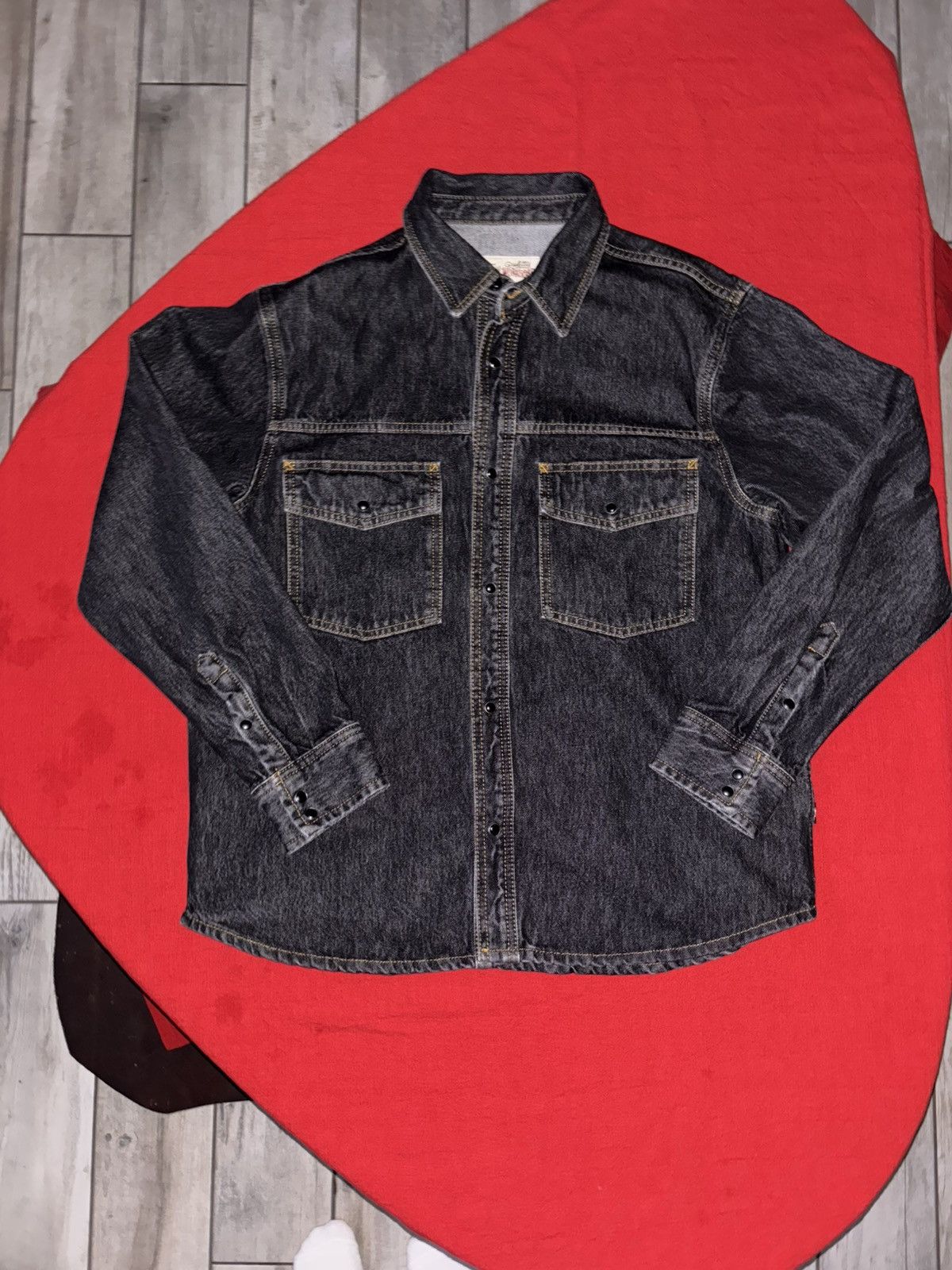 Stussy Black Stussy denim jacket Size US S / EU 44-46 / 1 - 1 Thumbnail