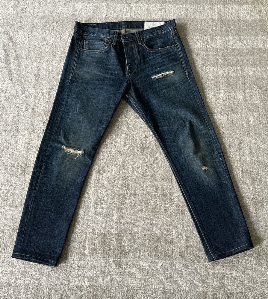 Rag & Bone Rag & Bone Distressed Blue Jeans Size US 31 - 1 Thumbnail