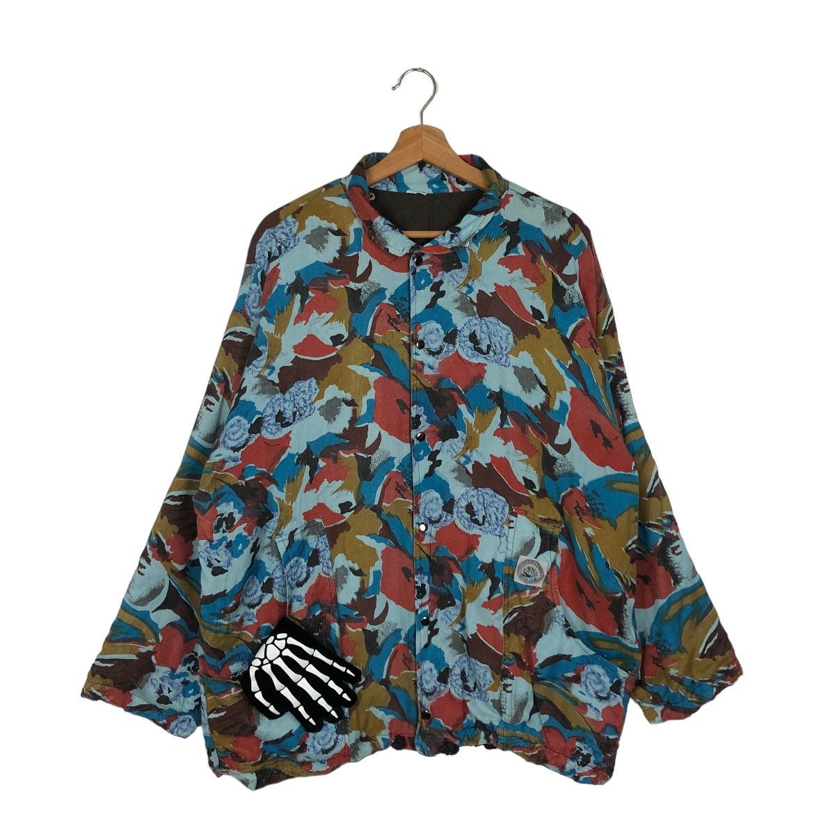 Japanese Brand VINTAGE SURVIVAL JACKET PAINT SPLASH OVERPRINT SN JAPAN Size US L / EU 52-54 / 3 - 1 Thumbnail