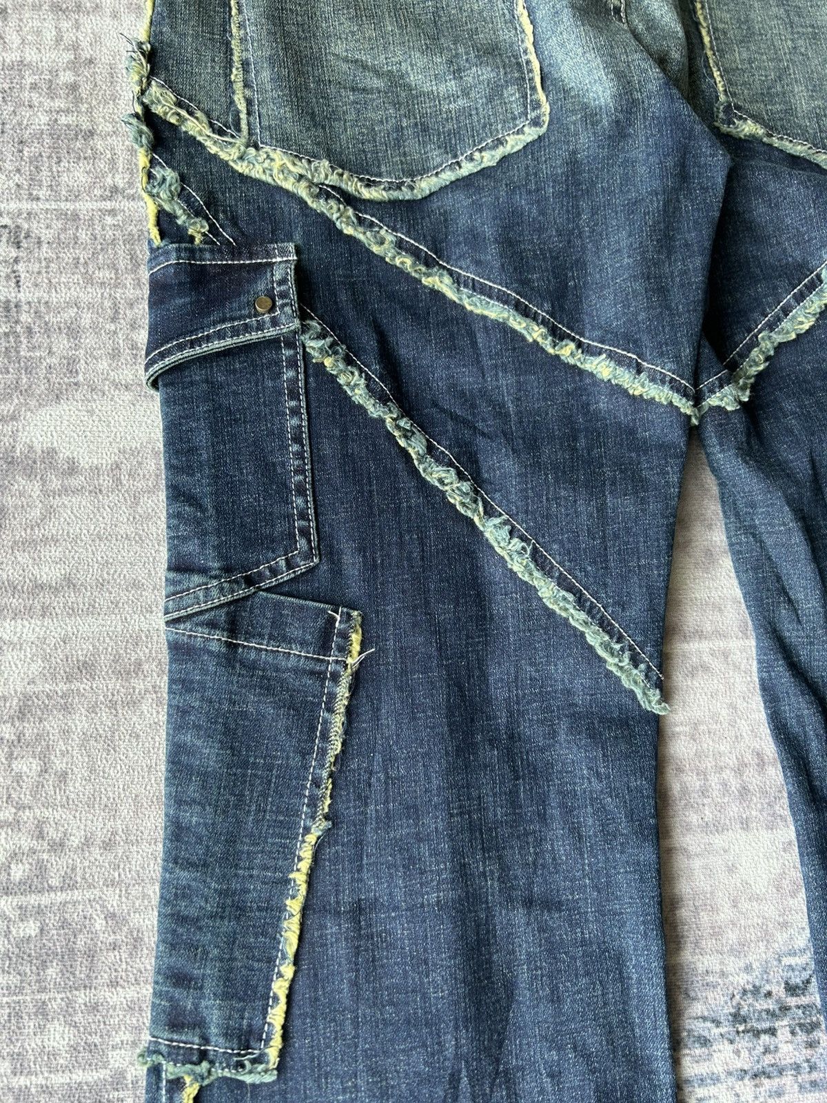 14th Addiction Y2K Flared Cargo Pants Size US 28 / EU 44 - 10 Thumbnail
