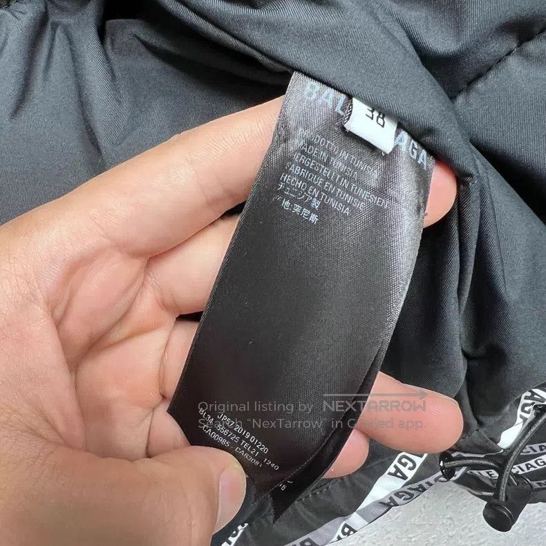 Balenciaga Balenciaga Black and White Barrage Down Jacket Size XS / US 0-2 / IT 36-38 - 4 Thumbnail