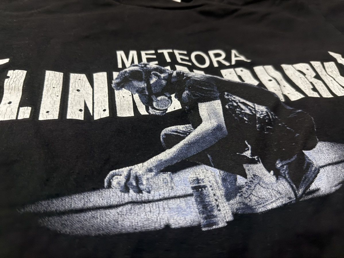 Band Tees Vintage Early 00s Linkin Park Meteora Bootleg T-Shirt Y2K Size US S / EU 44-46 / 1 - 5 Thumbnail