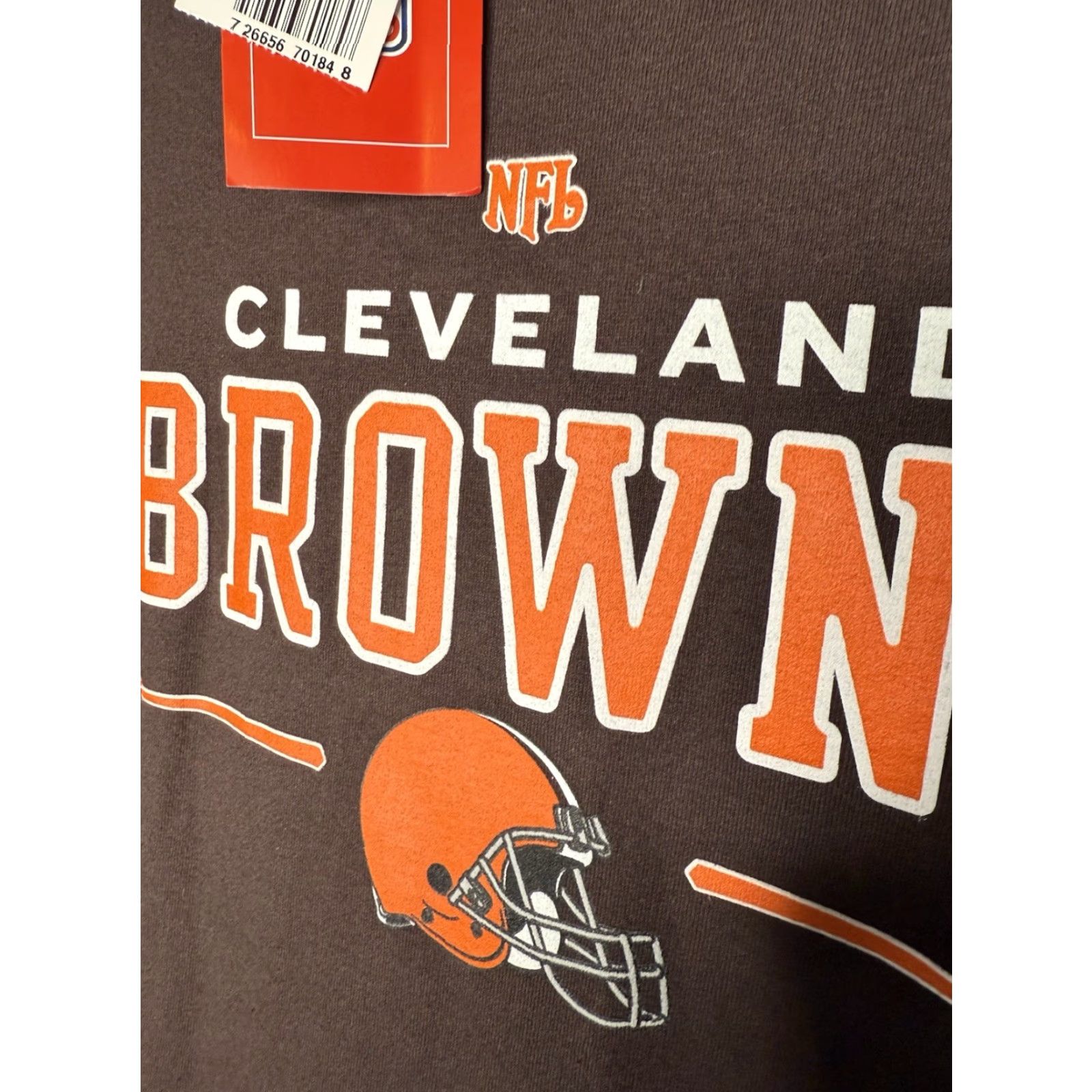 NFL NFL Cleveland Browns T Shirt Mens Large Cotton Crew Neck Short Sleeve Logo All Seasons Sports Football NWT Size US L / EU 52-54 / 3 - 3 Thumbnail