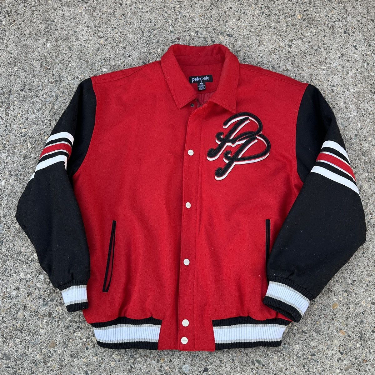 Pelle Pelle Vintage Pelle Pelle varsity jacket Size US XXL / EU 58 / 5 - 2 Thumbnail