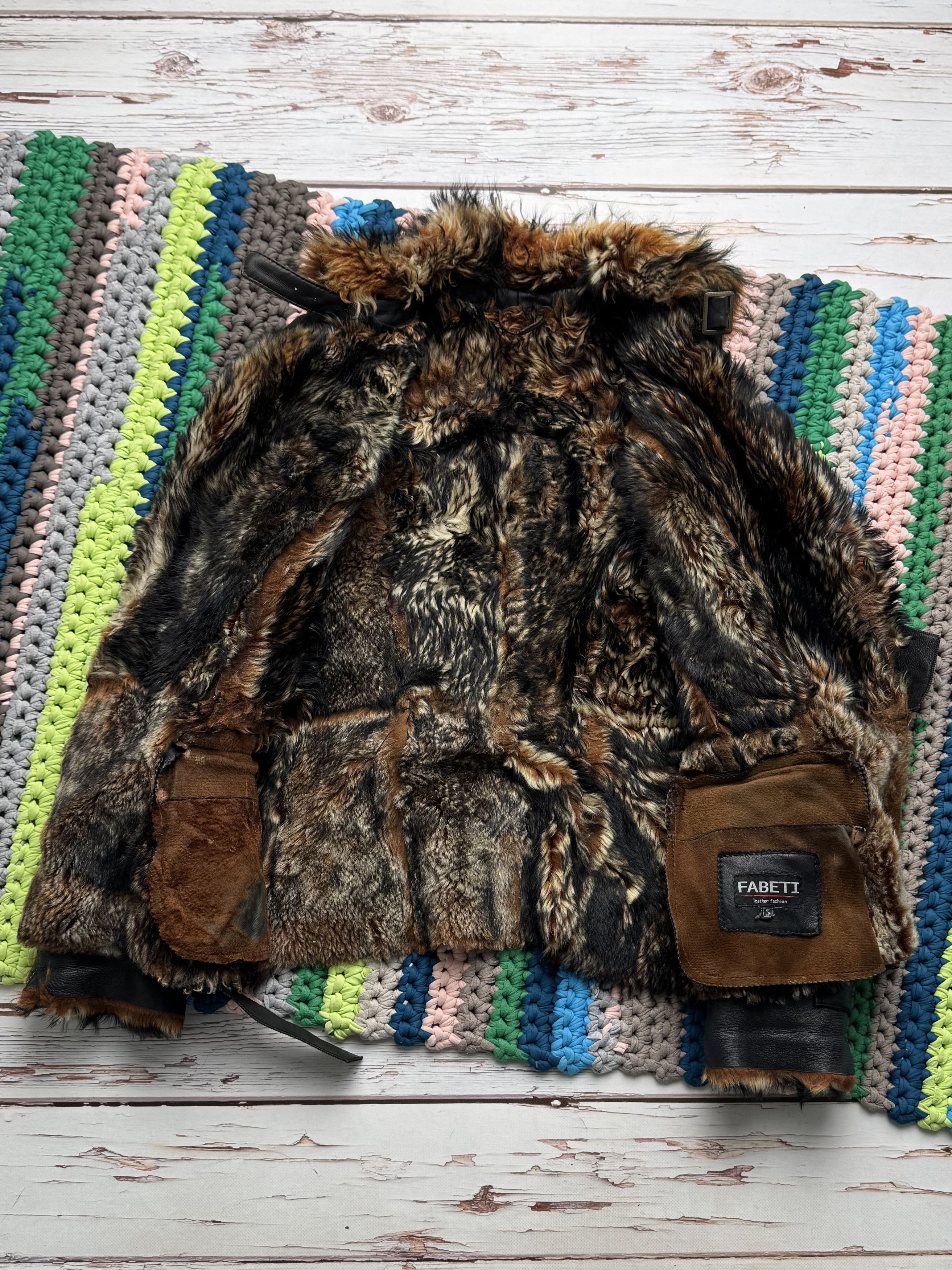 Vintage Vintage Sheepskin Jacket Belted Y2K Moto Biker Coat (ET1) Size S / US 4 / IT 40 - 10 Thumbnail