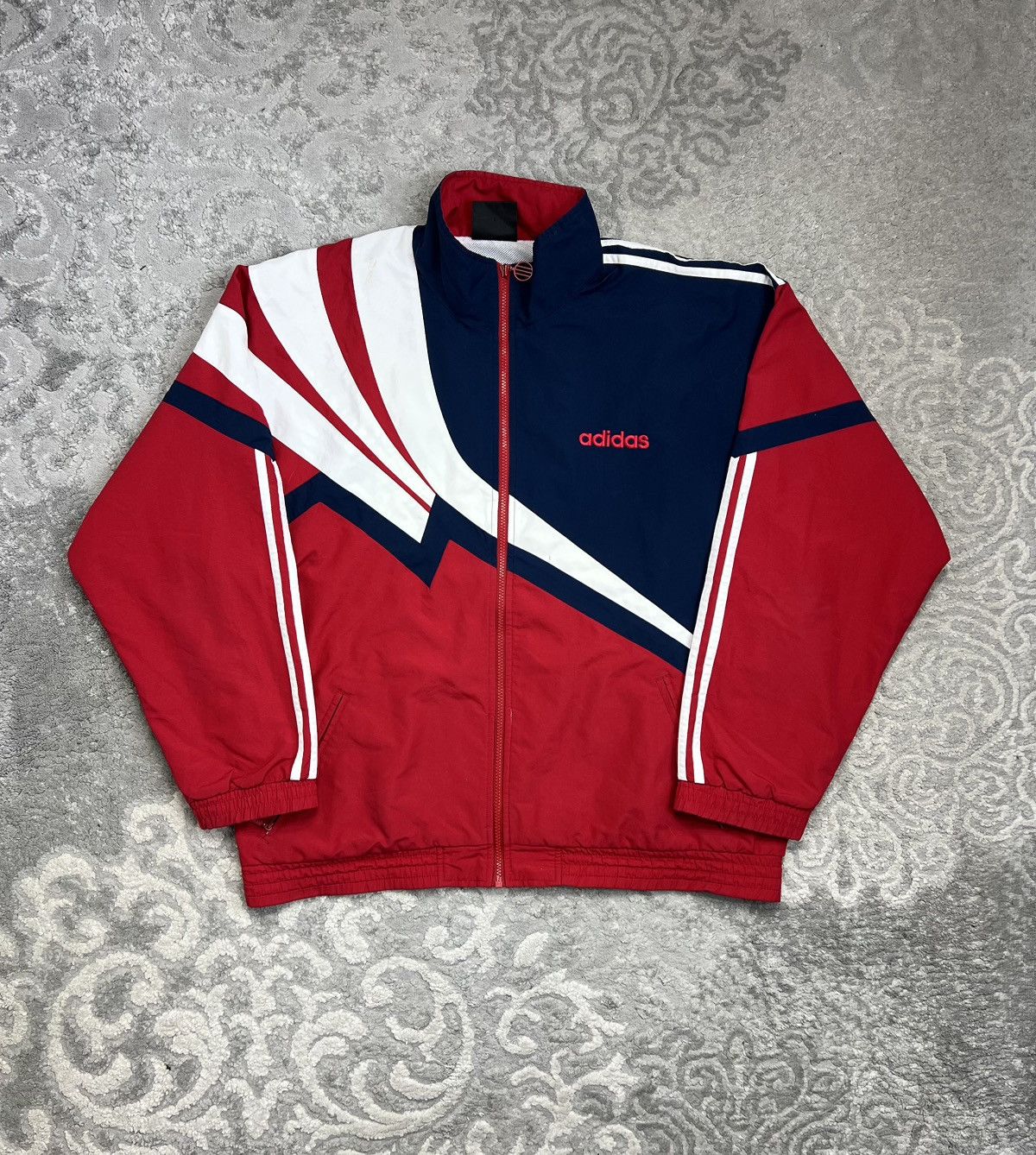 Adidas Baggy Jacket Adidas Vintage 90’s Zipped Size US L / EU 52-54 / 3 - 1 Thumbnail