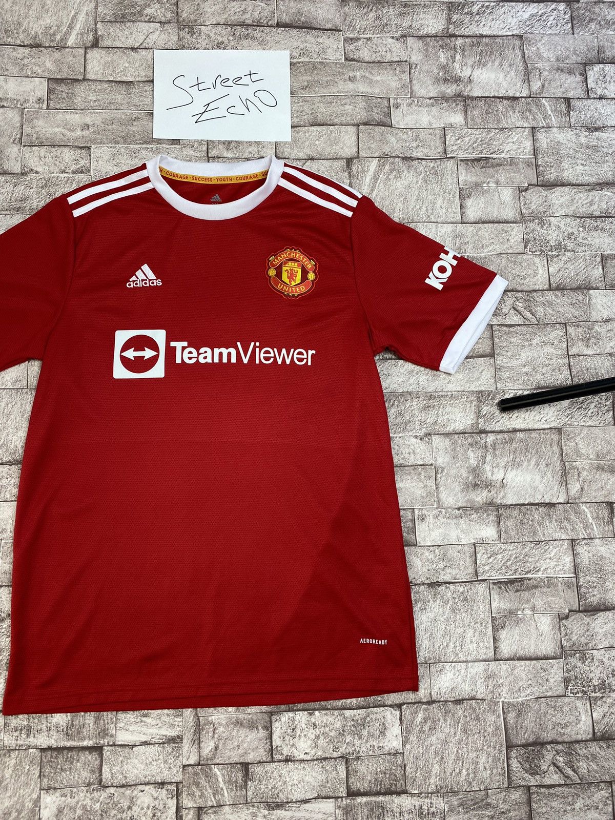 Adidas Soccer Jersey MANCHESTER UNITED 2021 2022 Home Jersey Adidas Size US XL / EU 56 / 4 - 3 Thumbnail