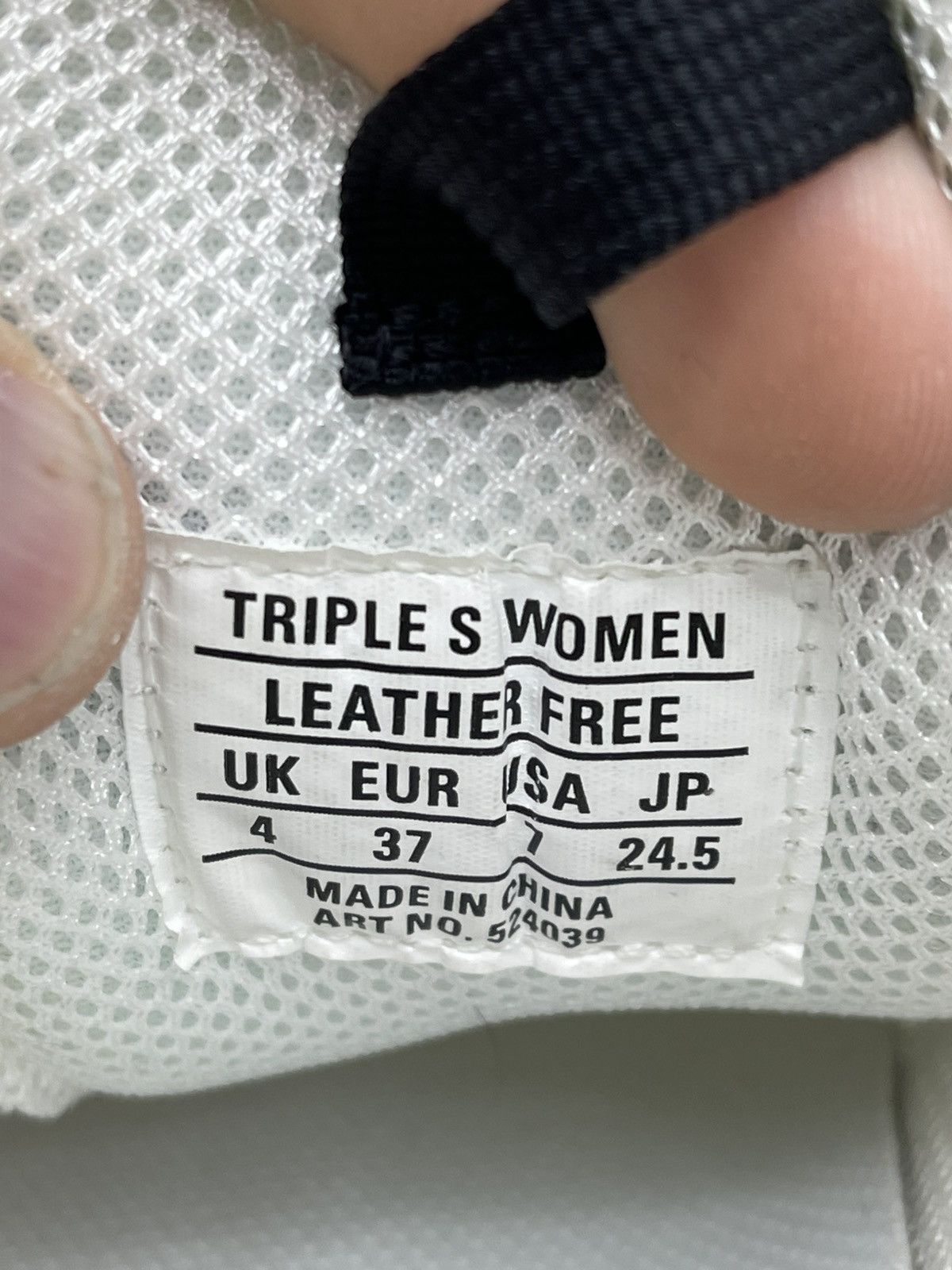 Balenciaga Size 7US/37EU - Balenciaga Triple S White Blue (Women's) Size US 7 / IT 37 - 8 Thumbnail