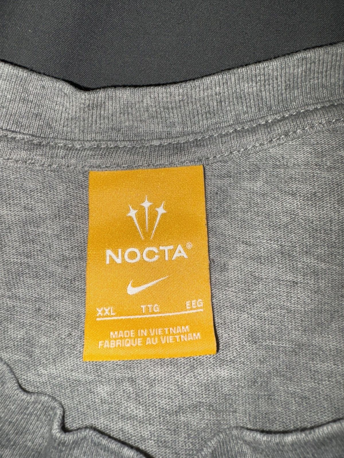 NOCTA × Nike Nike NOCTA Grey T-Shirt Size US XXL / EU 58 / 5 - 3 Thumbnail
