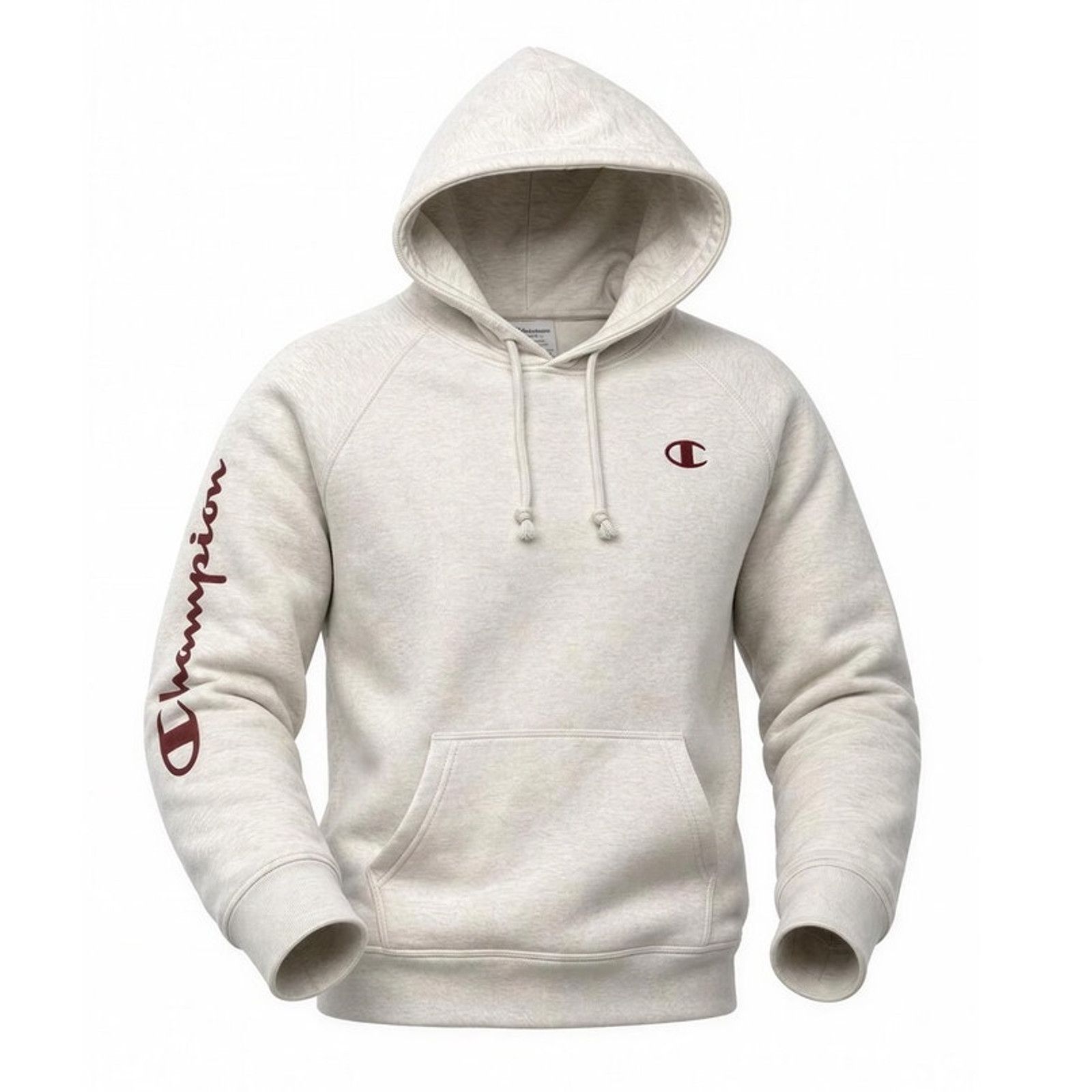 Champion Champion Hoodie Womens Size Small Oatmeal Heather Pullover Size S / US 4 / IT 40 - 1 Thumbnail