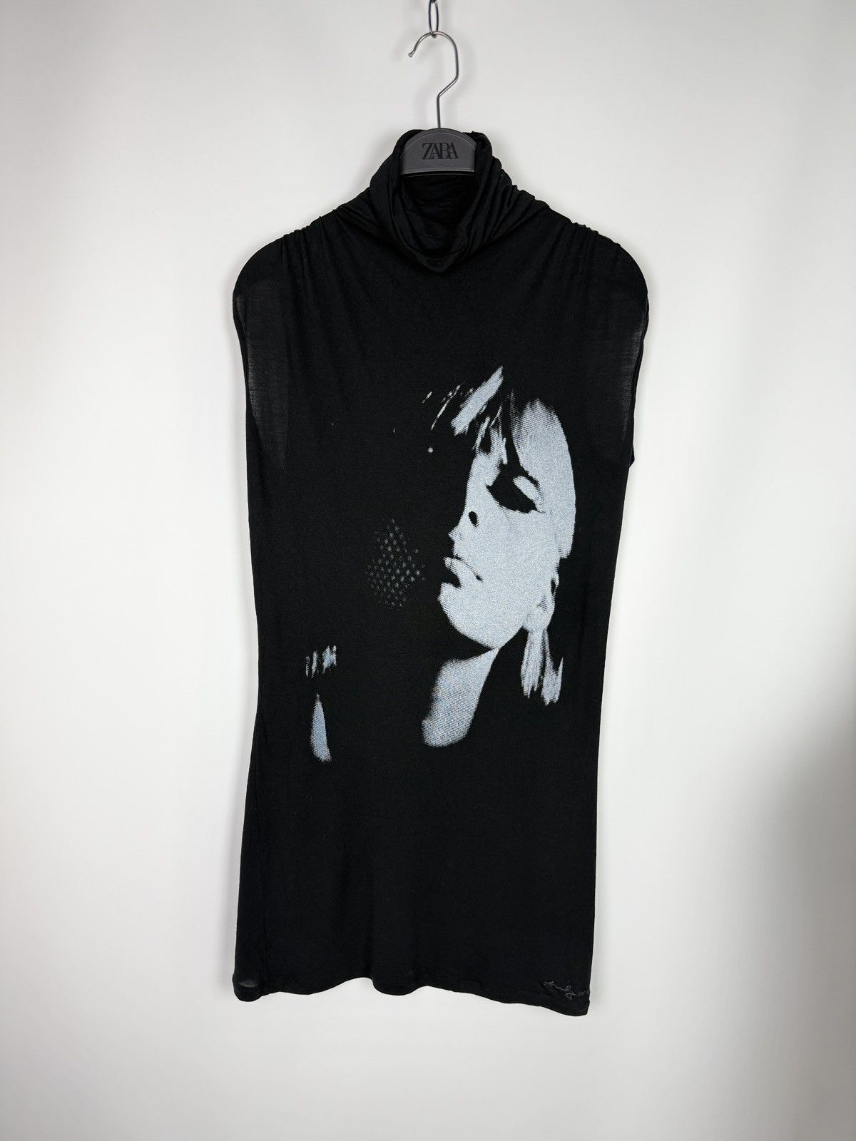 Pepe Jeans Pepe Jeans x Andy Warhol Portrait Black Turtleneck Dress S Size S / US 4 / IT 40 - 3 Thumbnail