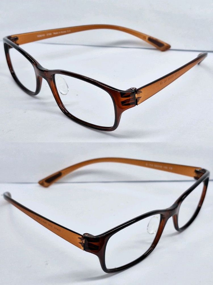 Other TOKYO STAR E-114 Ultralight 7g Ultem Glasses Frame Brown Size ONE SIZE - 8 Thumbnail