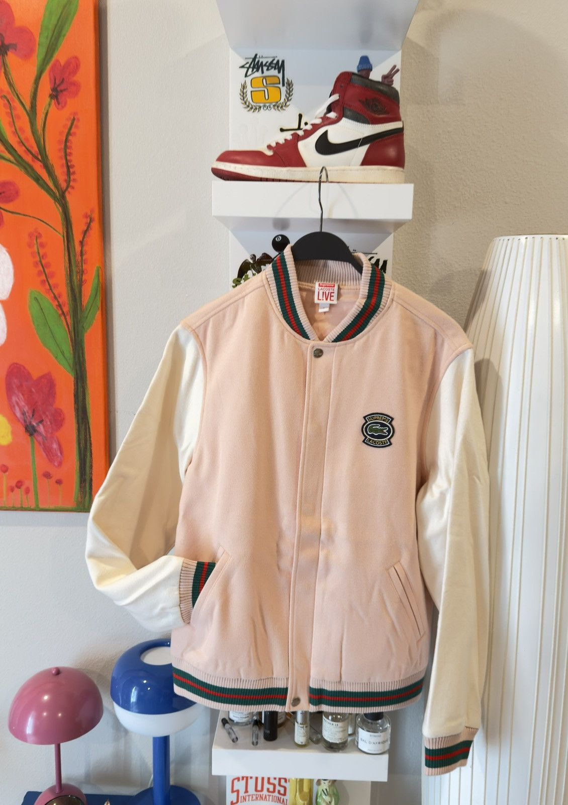Lacoste × Supreme Supreme x Lacoste Wool Varsity Jacket Size US M / EU 48-50 / 2 - 3 Thumbnail