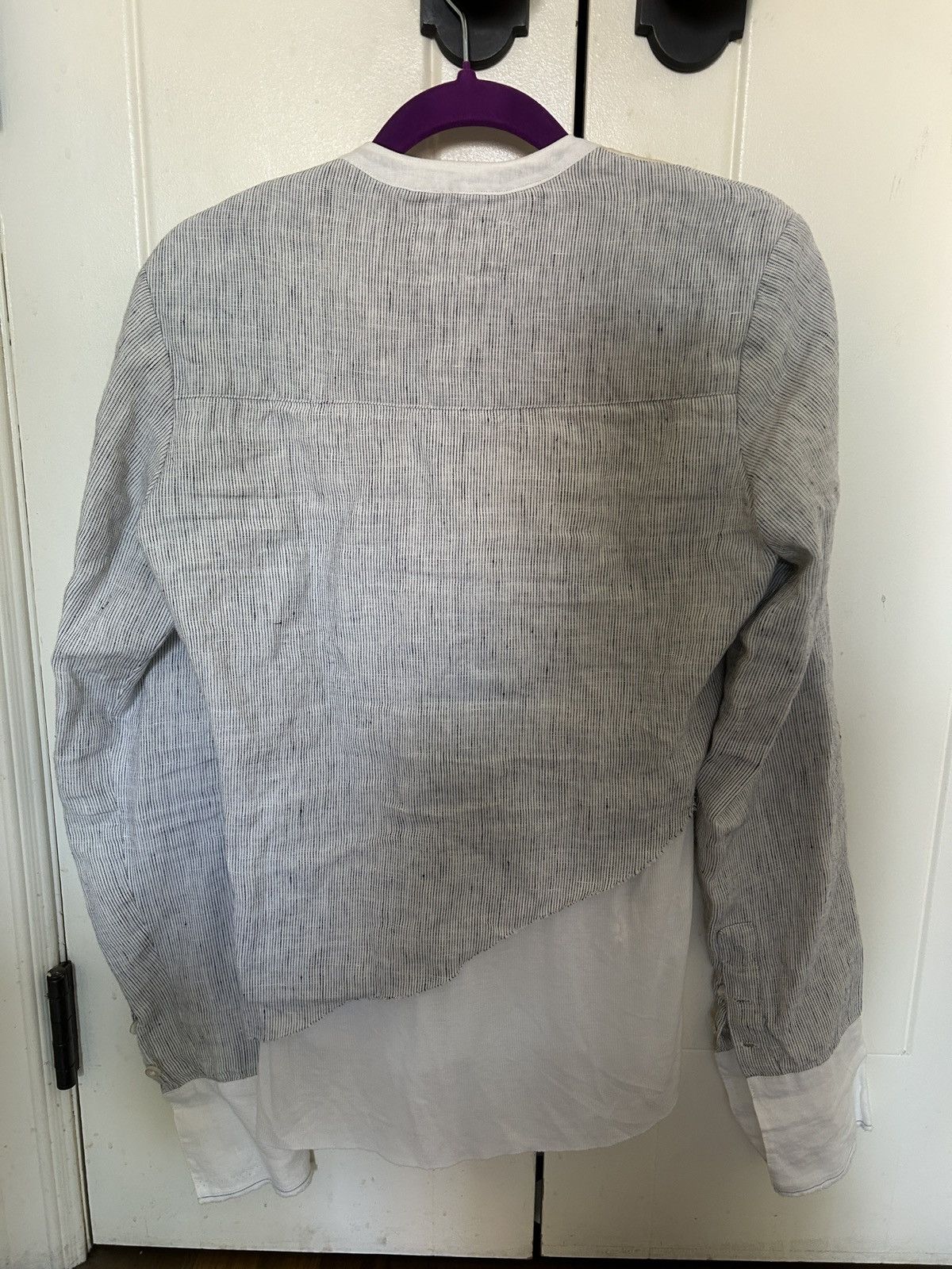 Greg Lauren Greg Lauren Button Up Deconstructed Blouse Size US S / EU 44-46 / 1 - 7 Thumbnail