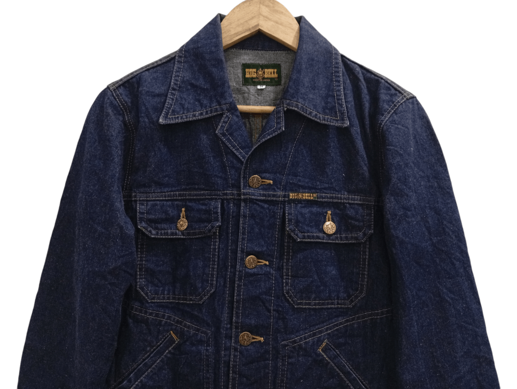 Japanese Brand × Vintage 🔥🔥Vintage Big Bell Denim Trucker Jacket Size US M / EU 48-50 / 2 - 16 Thumbnail