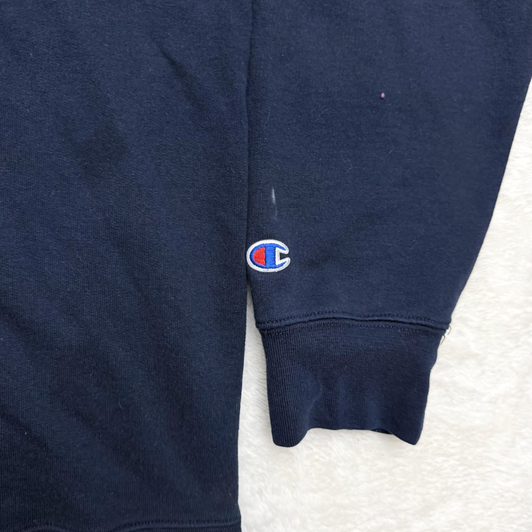 Champion Champion Catawba College Sweatshirt Men XL Blue 1/4 Zip Pullover Gym & Training Logo Graphic Print Shirts Mens Size US XL / EU 56 / 4 - 5 Thumbnail