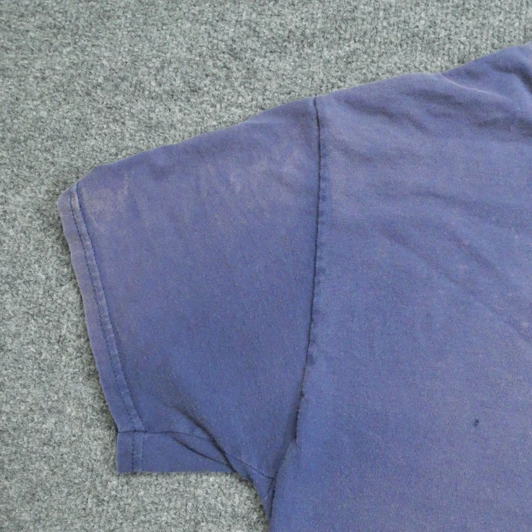 Hanes VINTAGE Hanes T-Shirt Blue Fire Department Men L Crew Neck Short Sleeve Distressed Graphic Print Faded 90s Size L Size US L / EU 52-54 / 3 - 7 Thumbnail