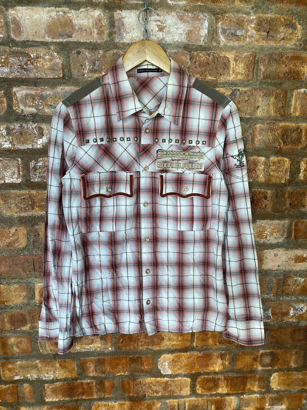 Marithe + Francois Girbaud 🔥🔥2000s MFG studs Shadow logo flannel Size US S / EU 44-46 / 1 - 2 Thumbnail