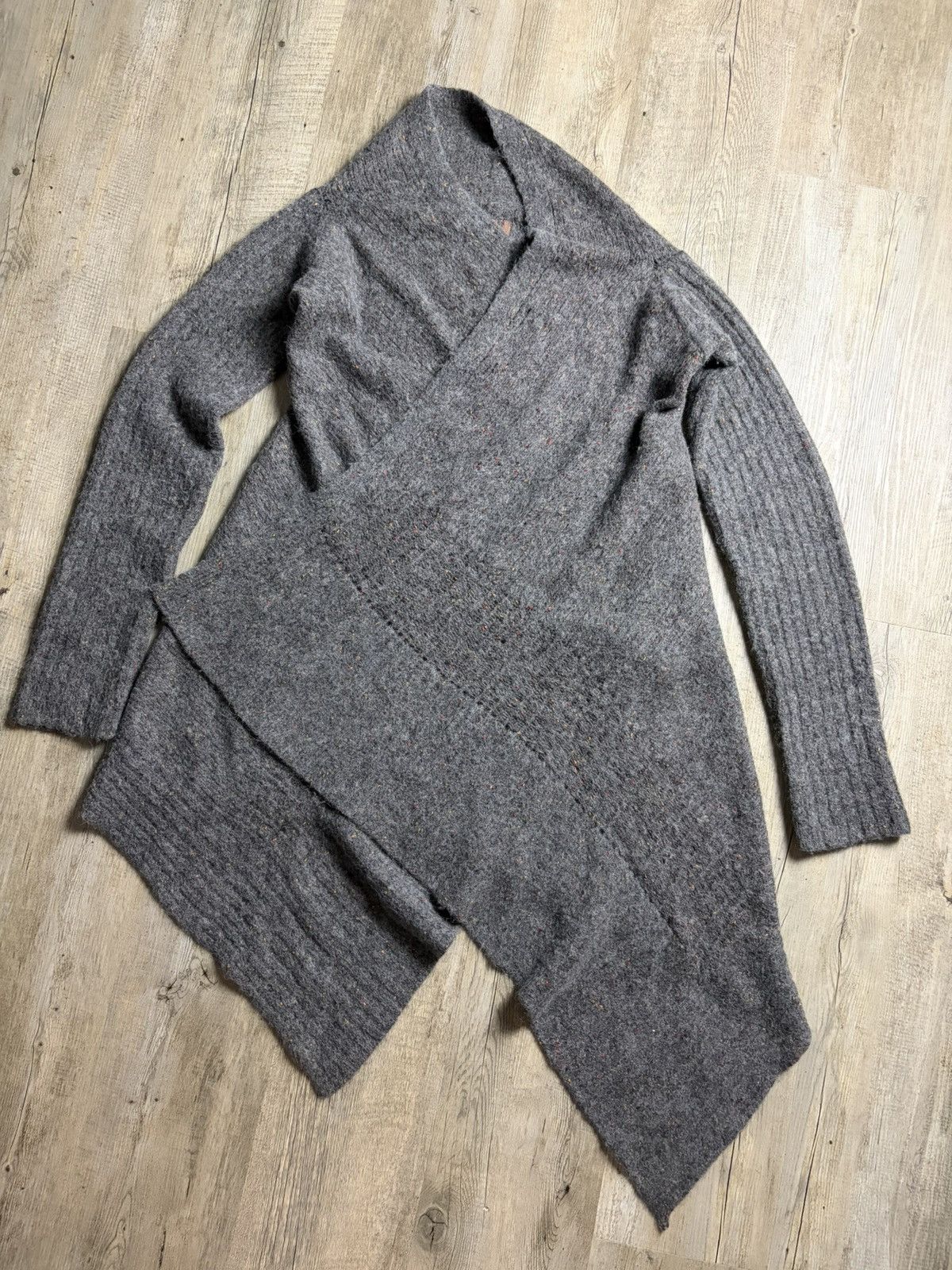 Rick Owens RICK OWENS SAMPLE CARDIGAN GREY ALPACA Size US S / EU 44-46 / 1 - 1 Thumbnail