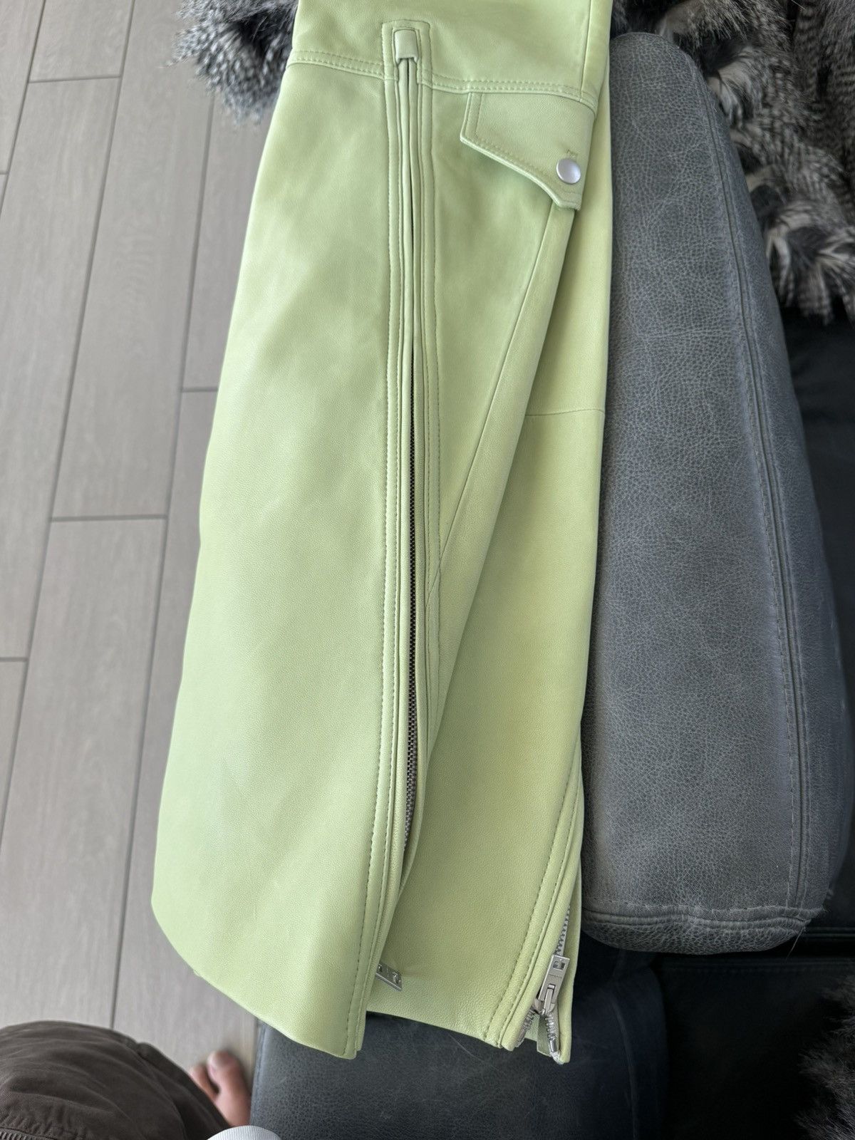 Acne Studios Acne Studios pistachio green leather pants size 38 IT Size 26" / US 2 / IT 38 - 4 Thumbnail