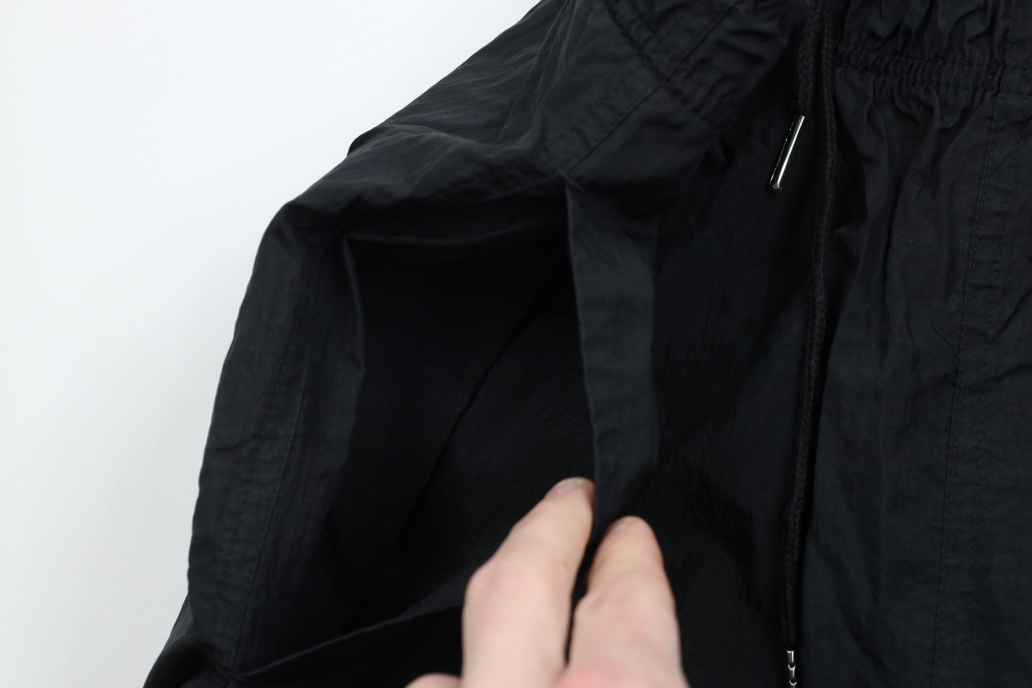 Reebok × Vintage Vintage 90s Reebok Nylon Windbreaker Joggers Pants Black Size US 36 / EU 52 - 7 Thumbnail