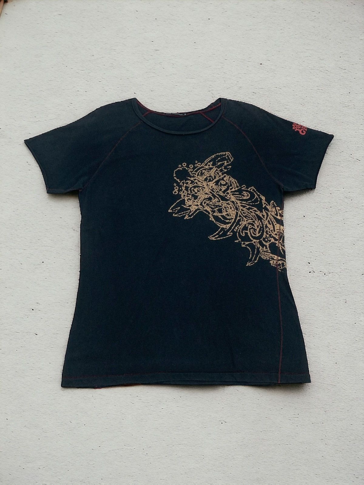 Designer Marithé François Girbaud Visible Stiching Abstract Size US M / EU 48-50 / 2 - 1 Thumbnail