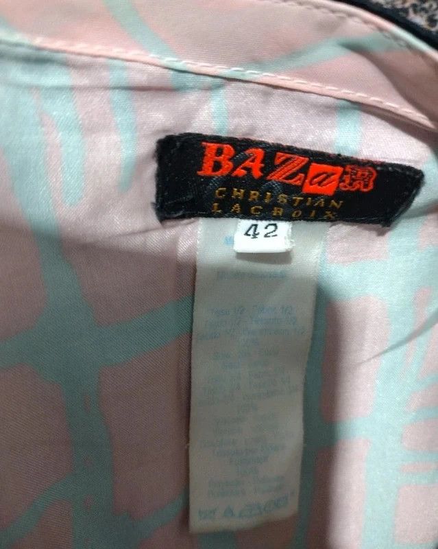 Christian Lacroix Vintage ChristianLacroix Patchwork Silk Skirt 90 Art Couture Size 30" / US 8 / IT 44 - 8 Thumbnail