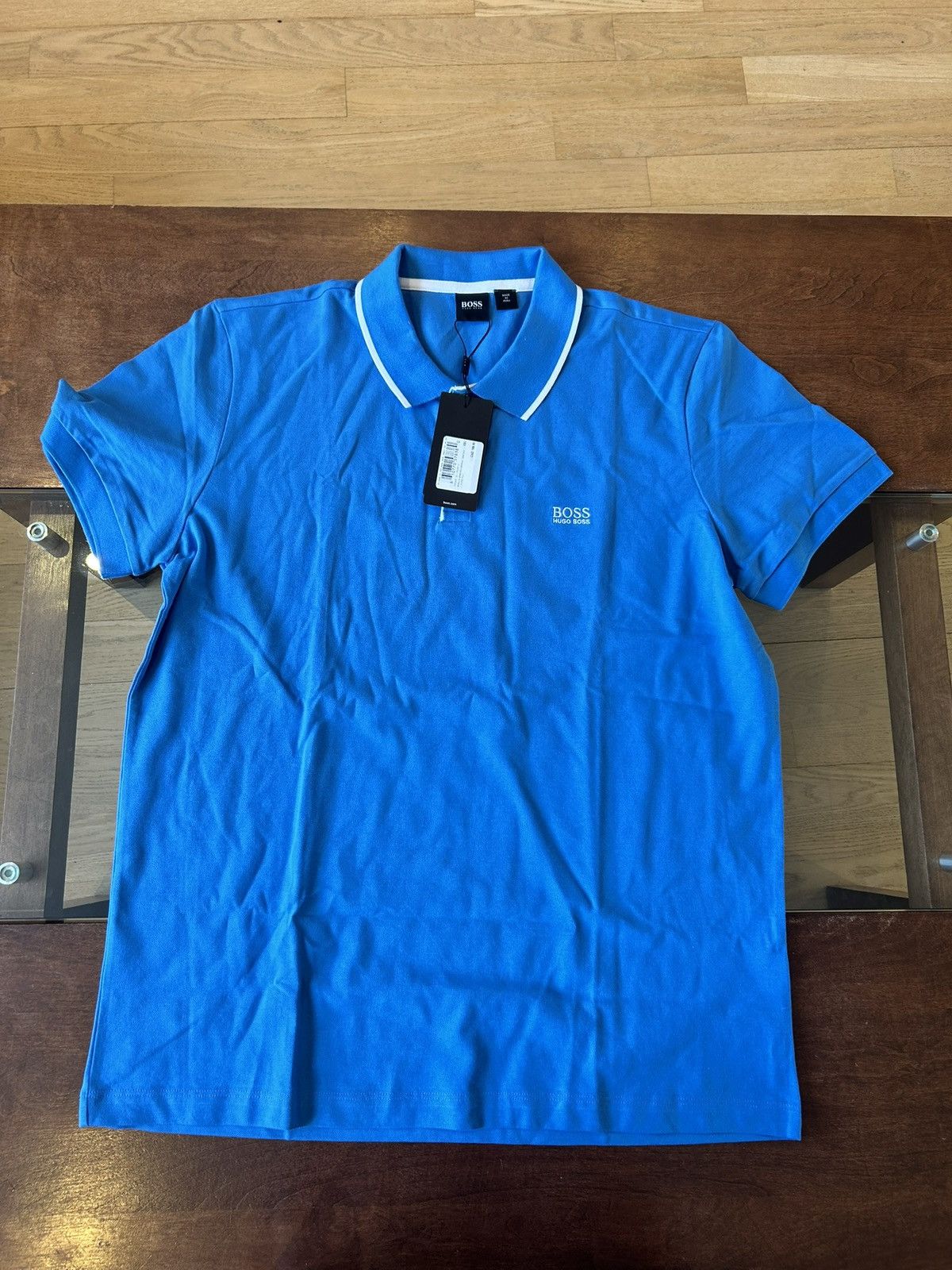Hugo Boss Hugo Boss Classic Polo in Light blue Size US XXL / EU 58 / 5 - 2 Thumbnail